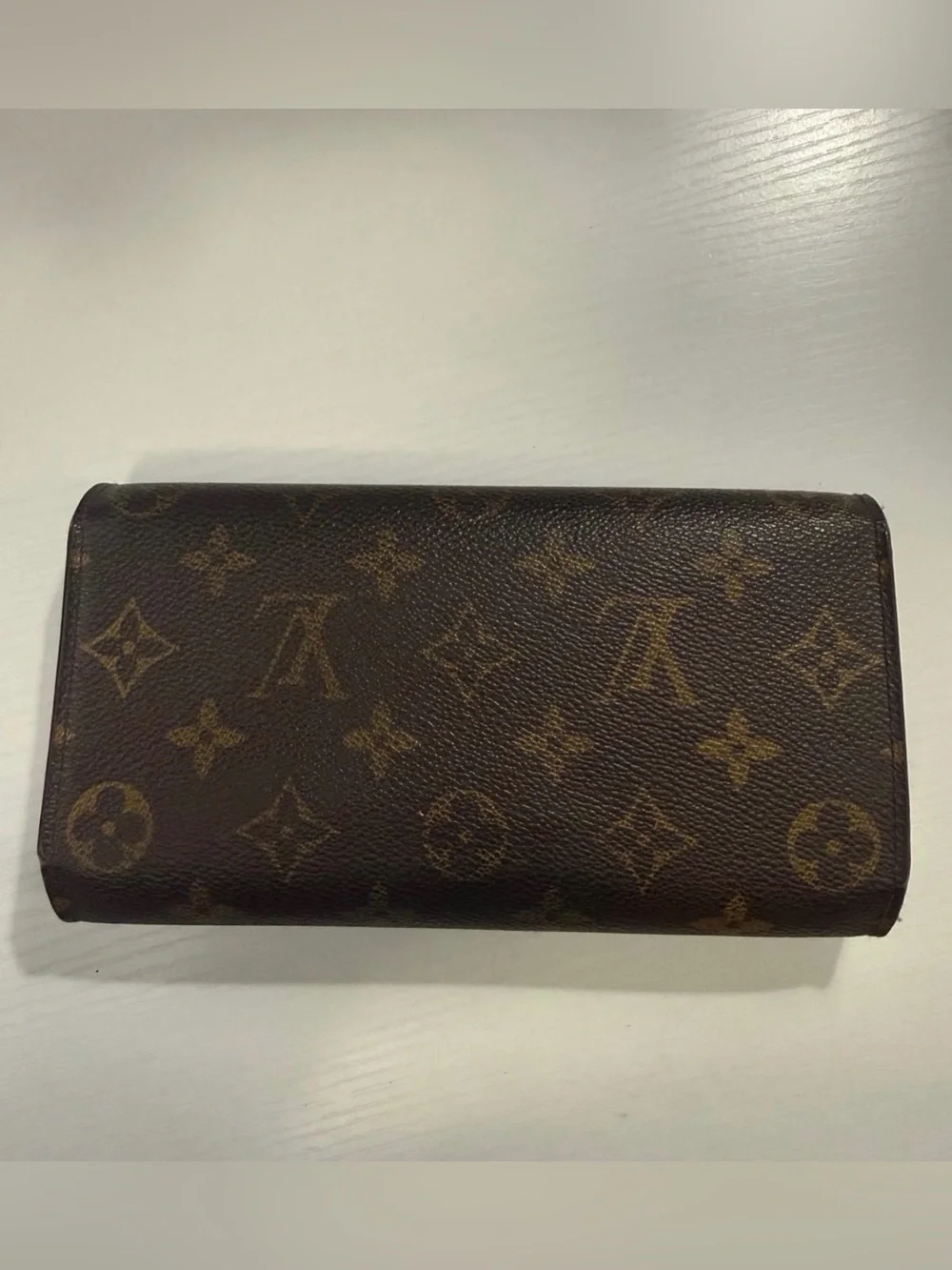 Louis Vuitton Monogram Continental Wallet in Brown and Gold